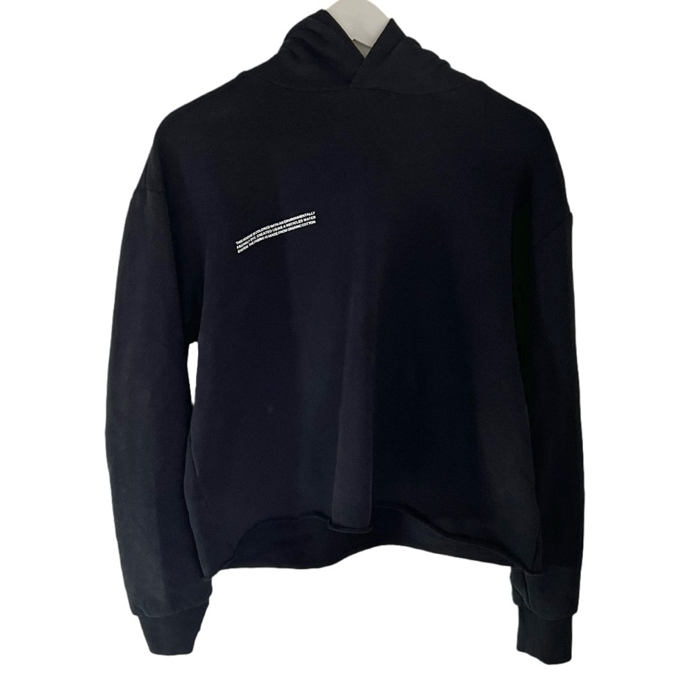 Pangaia Black Hoodie Sweatshirt